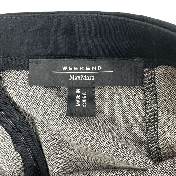 weekend max mara Black White houndstooth pencil skirt size M - Picture 3 of 11